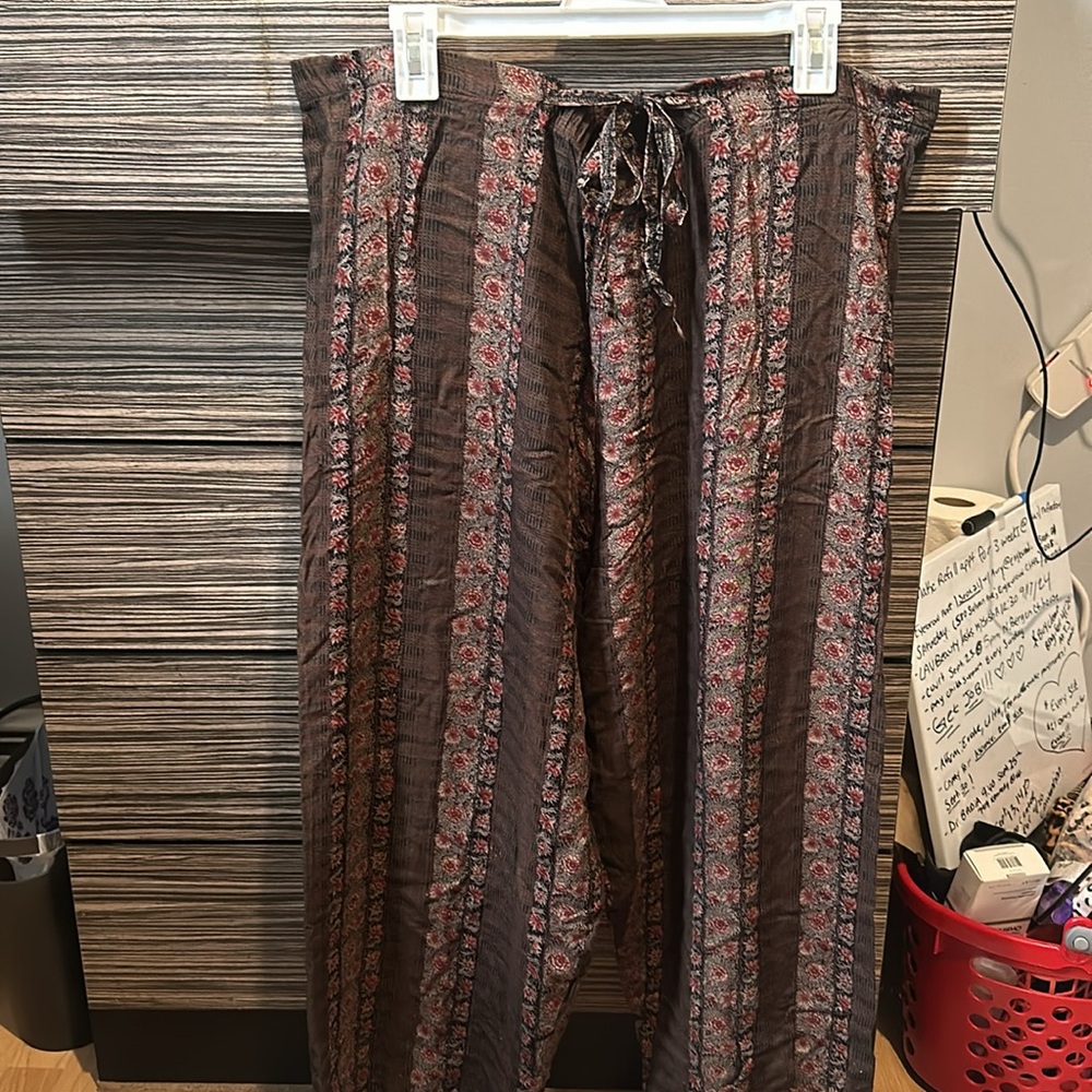 Vintage blue Boho pants made in the USA found in 1989☺️☺️
